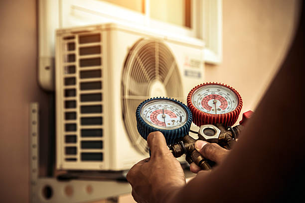 Professional Hvac technician working in Parker Ford, PA